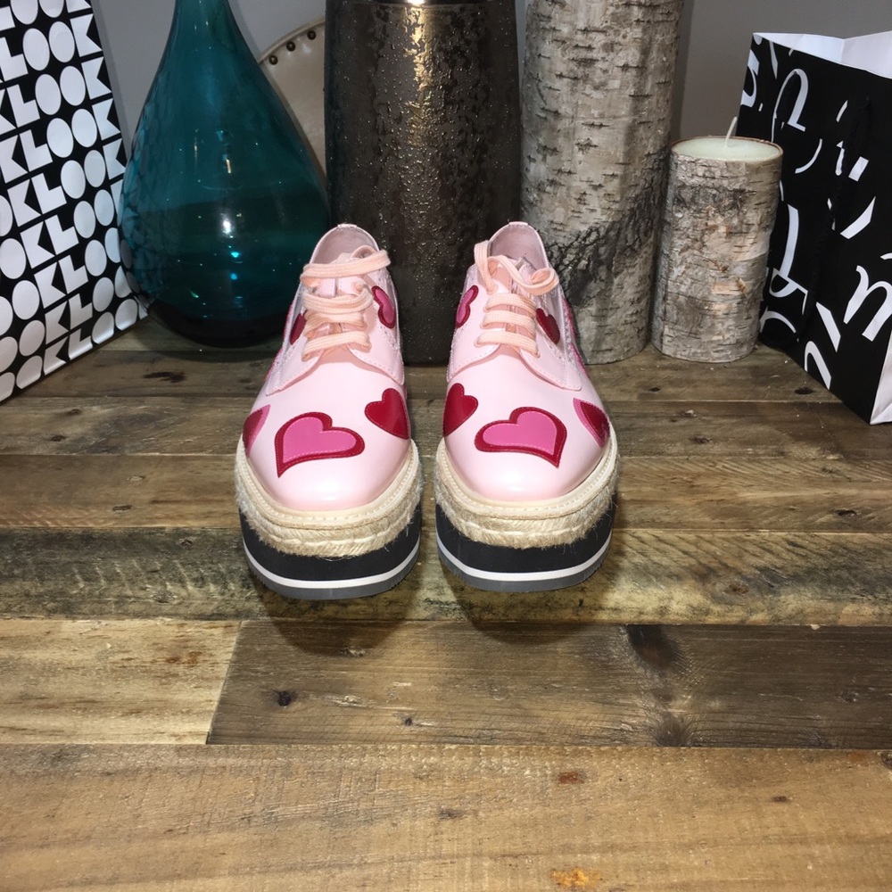 New Prada Leather Platform Brogues - Picture 6 of 8